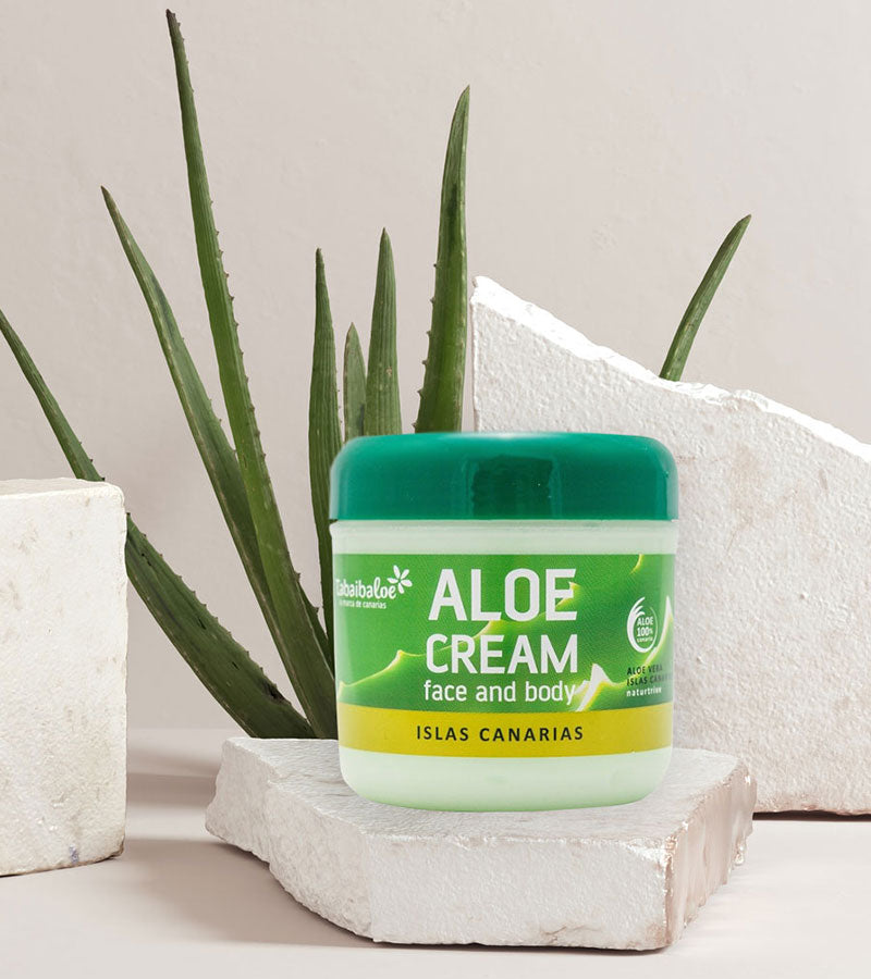 tabaibaloe aloe cream face and body islas canarias Aloe Vera Cream Face and Body